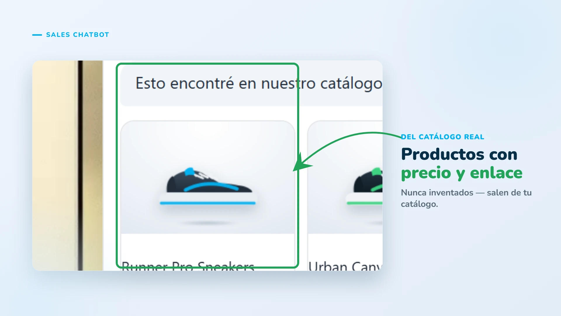 Recomienda productos de tu catálogo real, con precio y enlace.