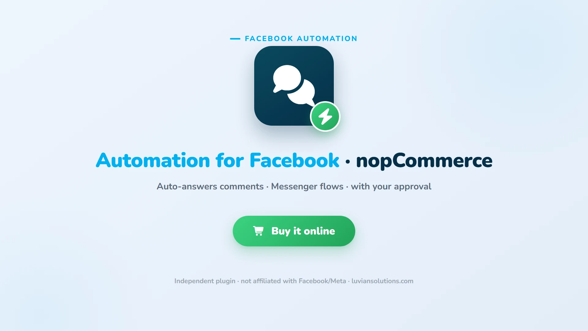 Automation for Facebook for nopCommerce. Buy it online.